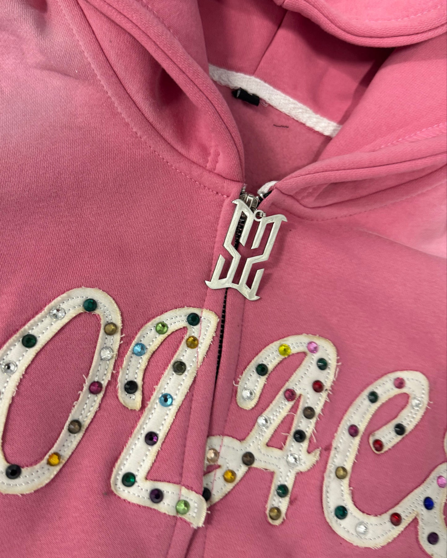"Pink" Solace Zip Up Hoodie