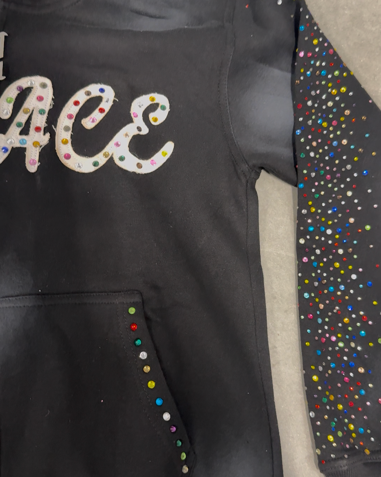 "Black" Solace Zip Up Hoodie