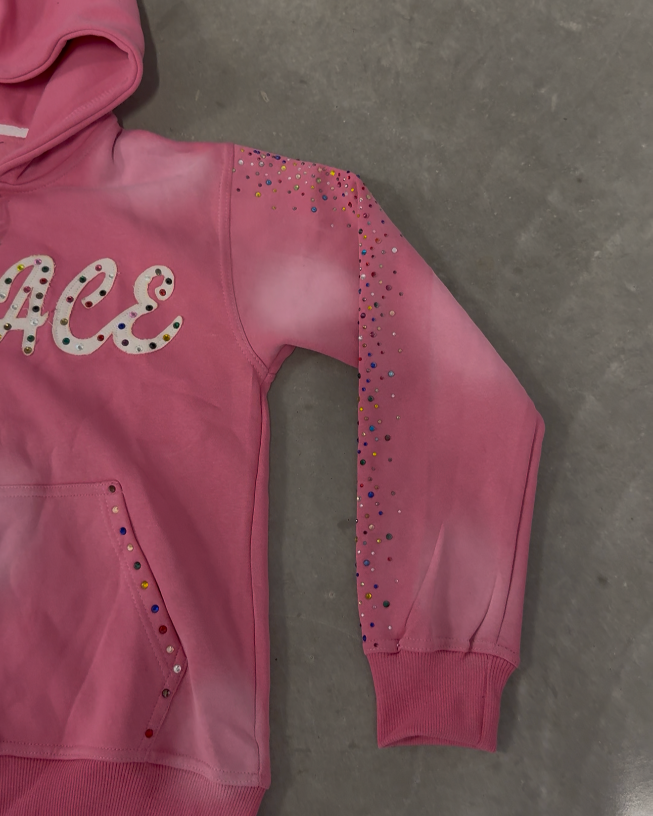 "Pink" Solace Zip Up Hoodie