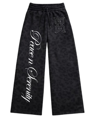 Black "Saint" Sweatpants